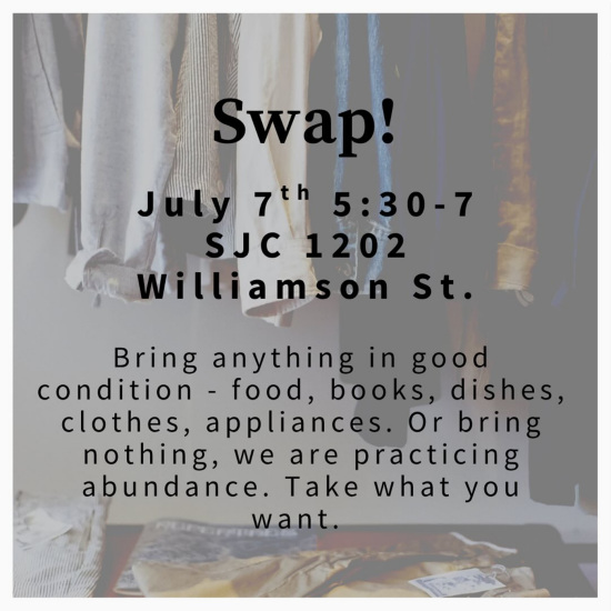 swap 7.7. 5:30pm