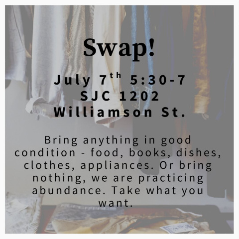 swap 7.7. 5:30pm