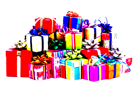 pile of presents